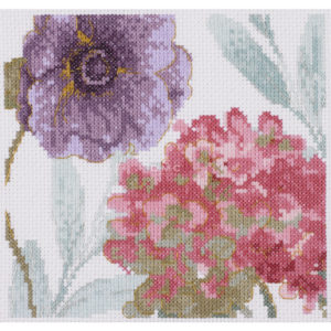 Aquarelle Hortensia et Pivoine
