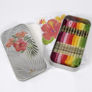 Boite collector floral Mouliné